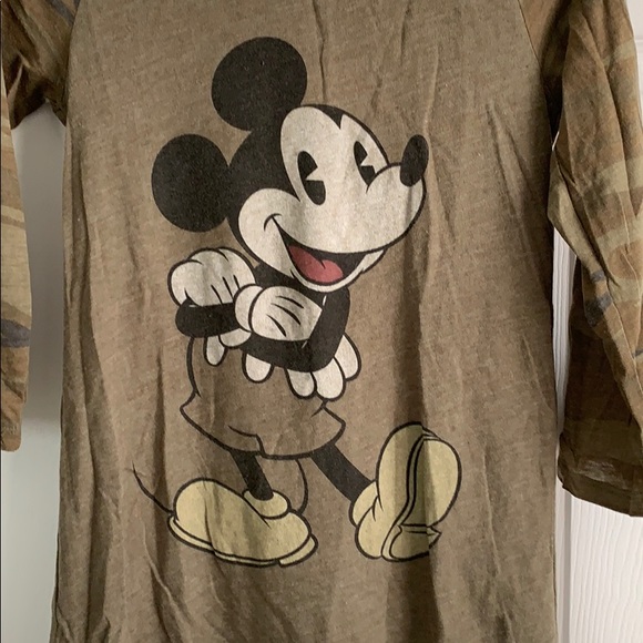 Disney Mickey Three Quarter Arm Length Shirt - Picture 2 of 5